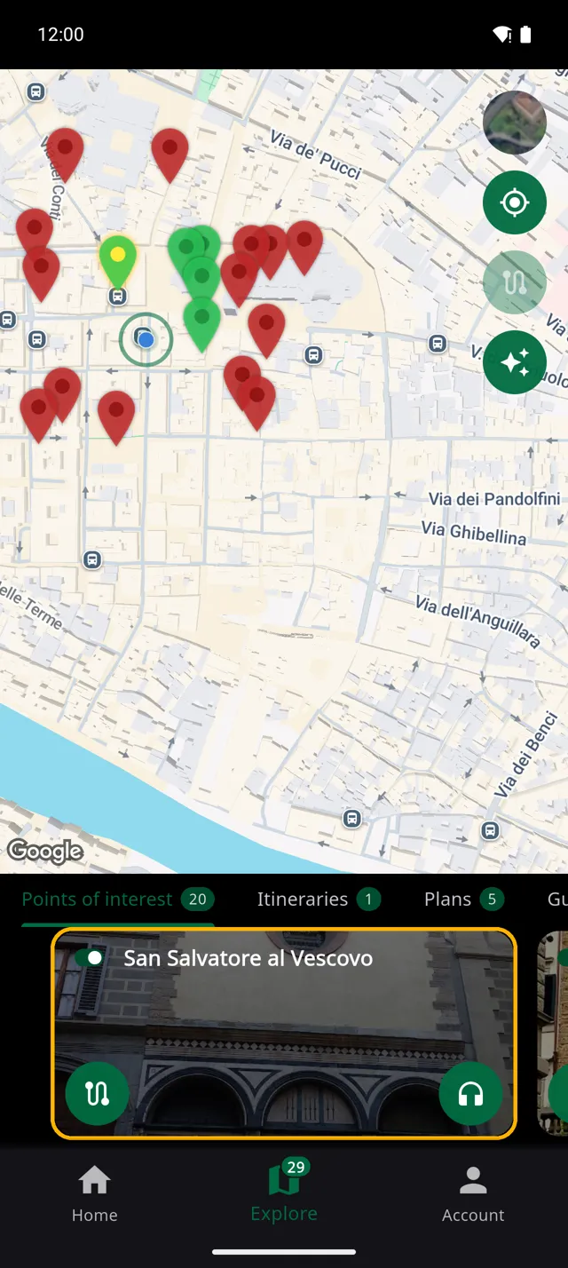 Explore map